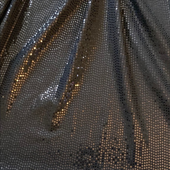 DIVIDED H&M BLACK SEQUIN BODYCON DRESS‎ WITH CUT-OUT DETAIL - Picture 2 of 11